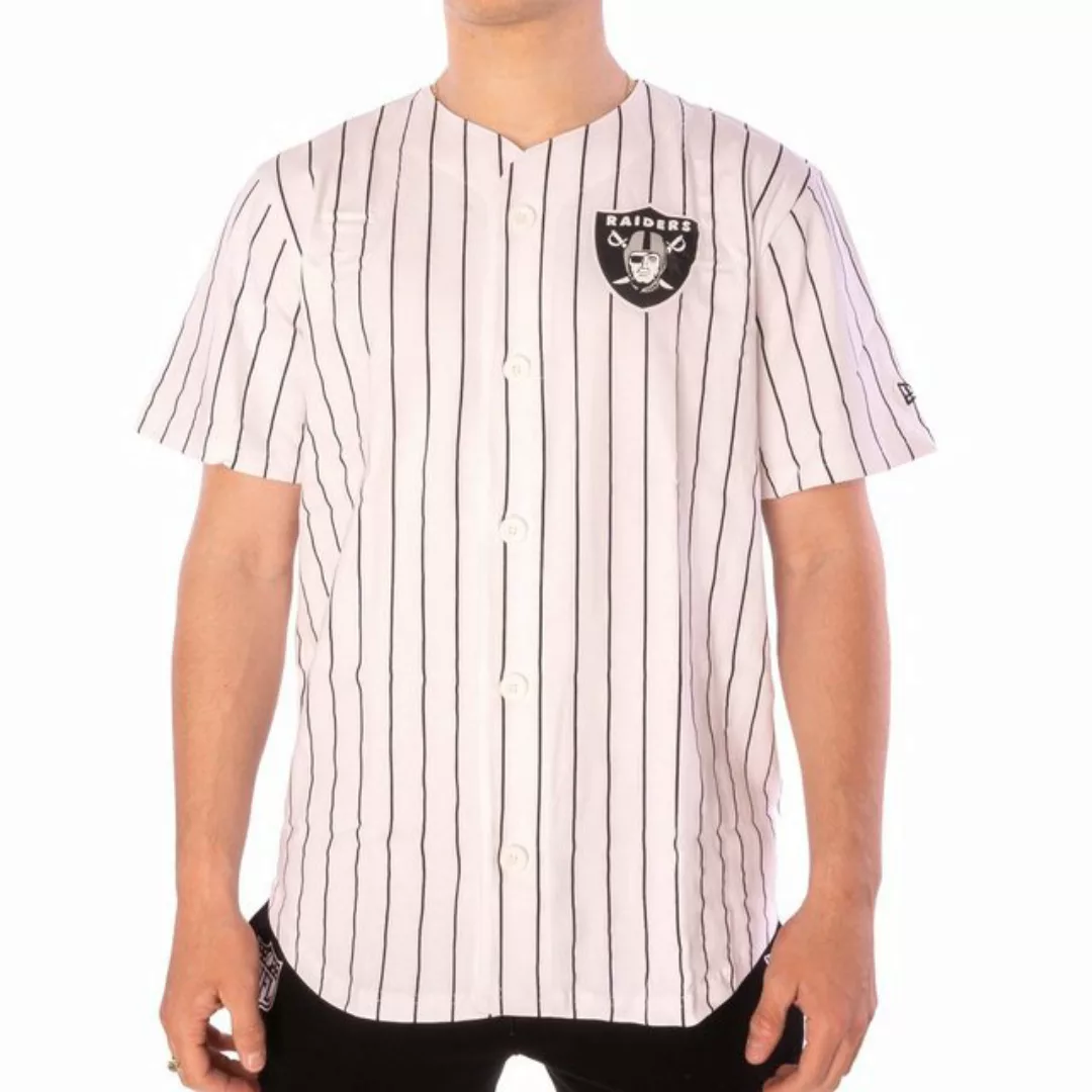 New Era Kurzarmhemd Hemd New Era Pinstripe Baseball Lasrai, G L günstig online kaufen