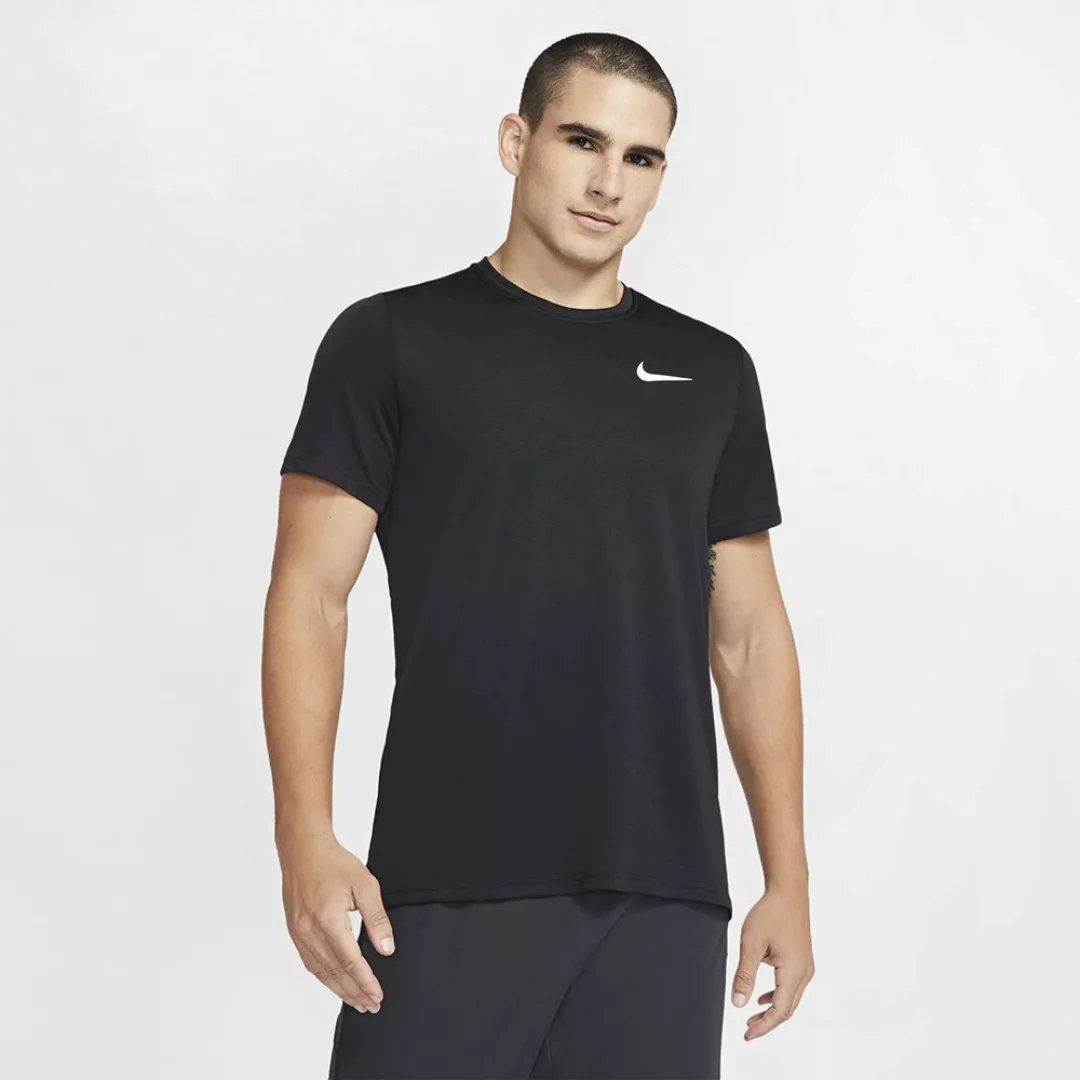 Nike Dri Fit Superset Kurzarm T-shirt L Black / White günstig online kaufen