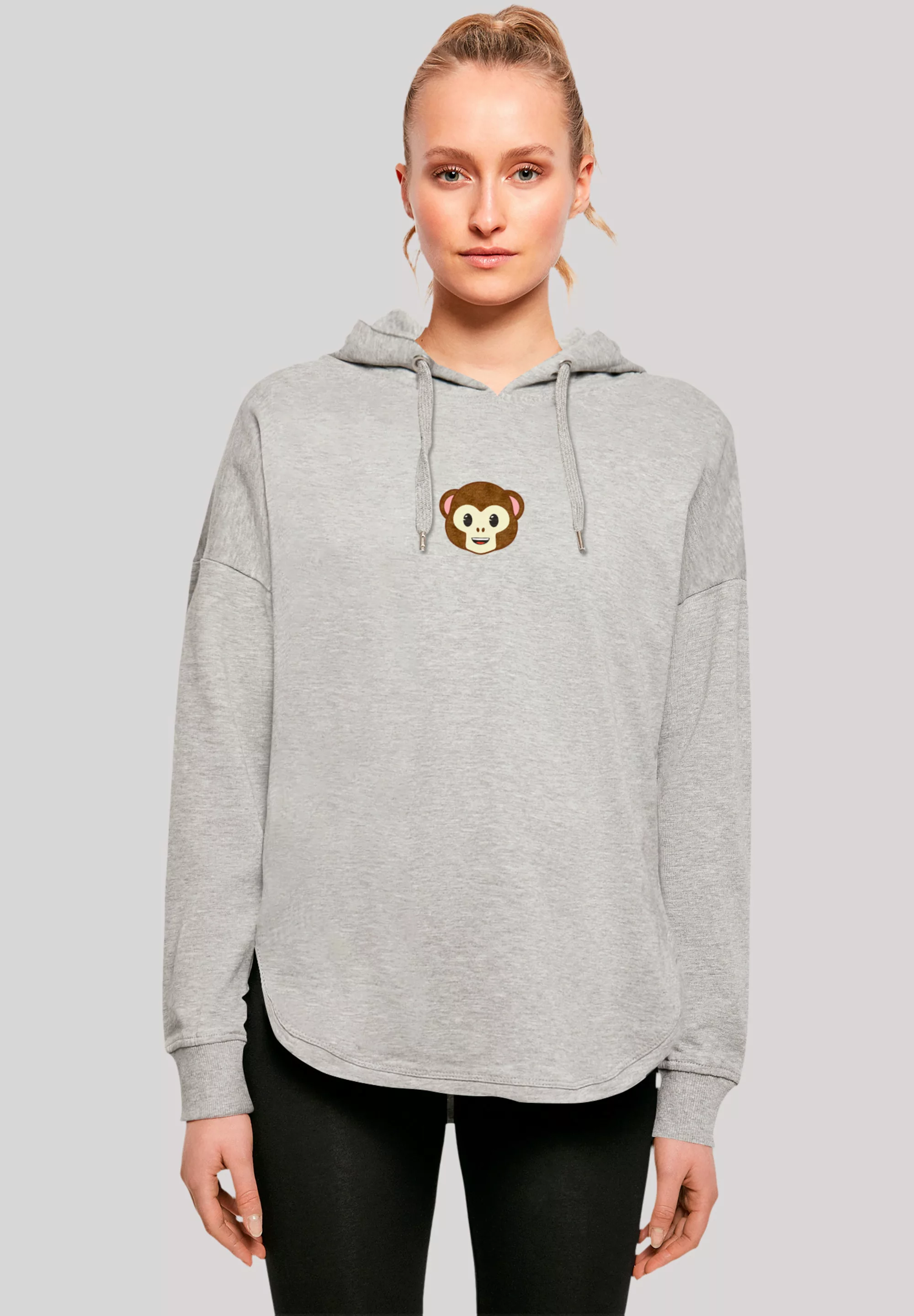 F4NT4STIC Kapuzenpullover "emoji couture smiling monkey furry face", Premiu günstig online kaufen