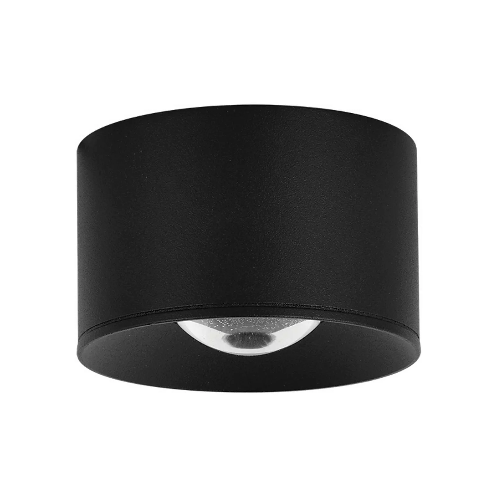 LED-Außen-Deckenspot S133 Ø 6,5 cm, sandschwarz günstig online kaufen