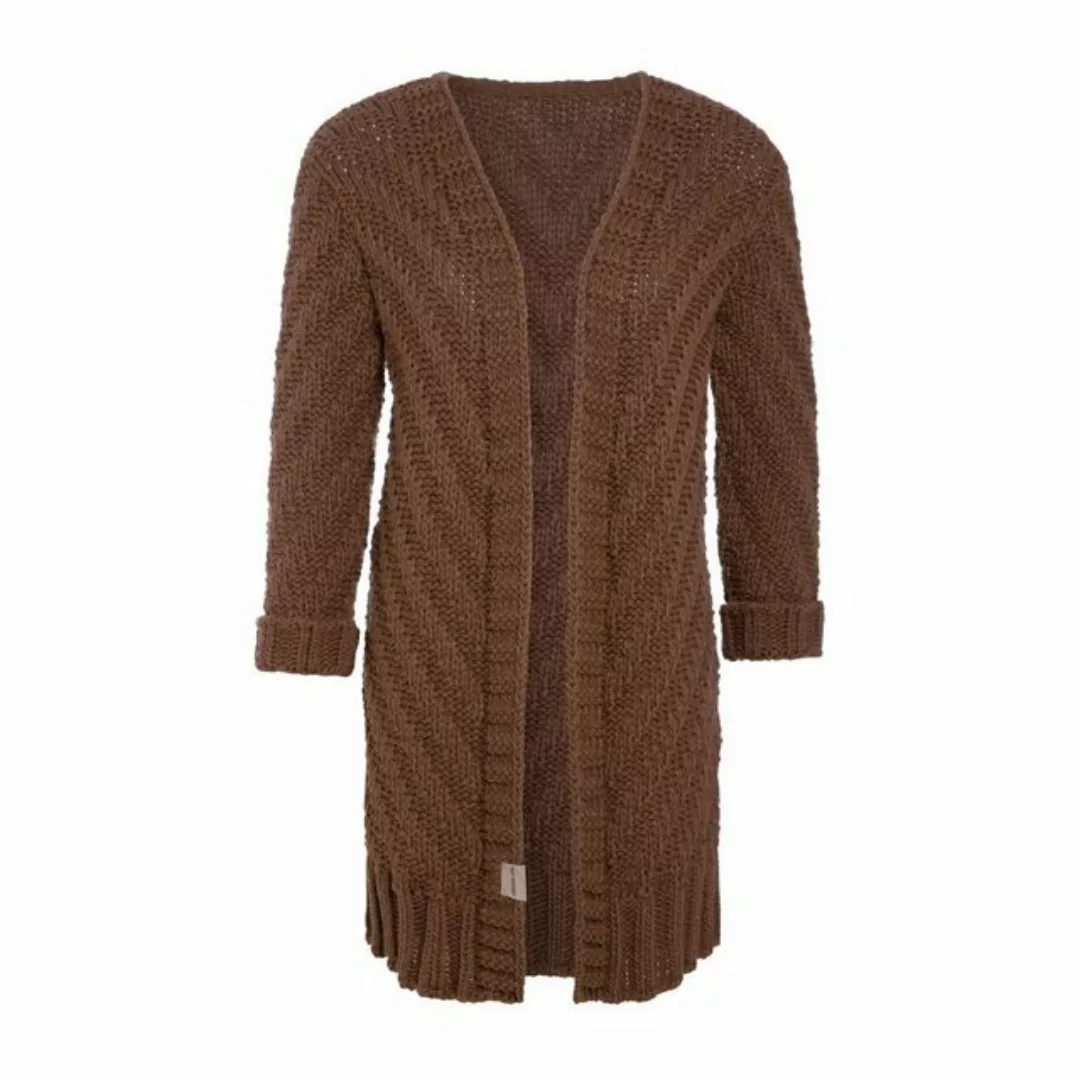 Knit Factory Strickjacke Sally Strickjacken 36/38 Glatt Braun (1-tlg) moder günstig online kaufen