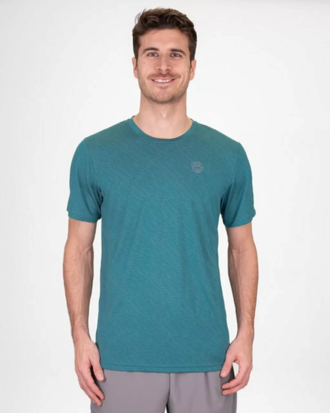 BIDI BADU Tennisshirt Crew Funktionsshirt für Herren in blau günstig online kaufen