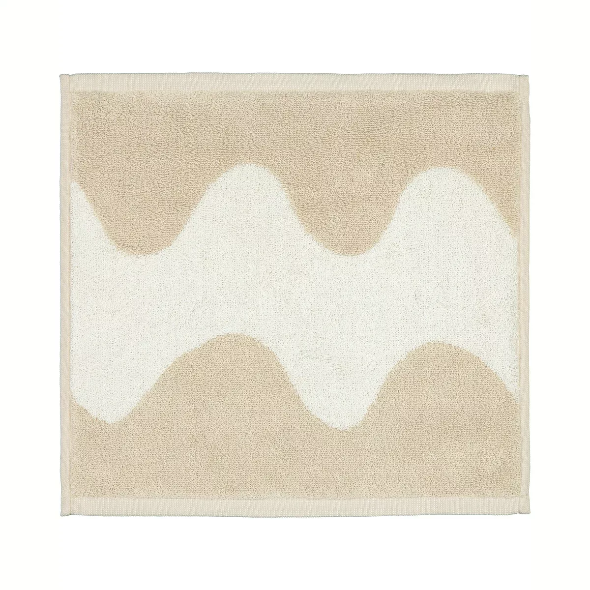 Lokki Handtuch beige-weiß 30 x 30cm günstig online kaufen