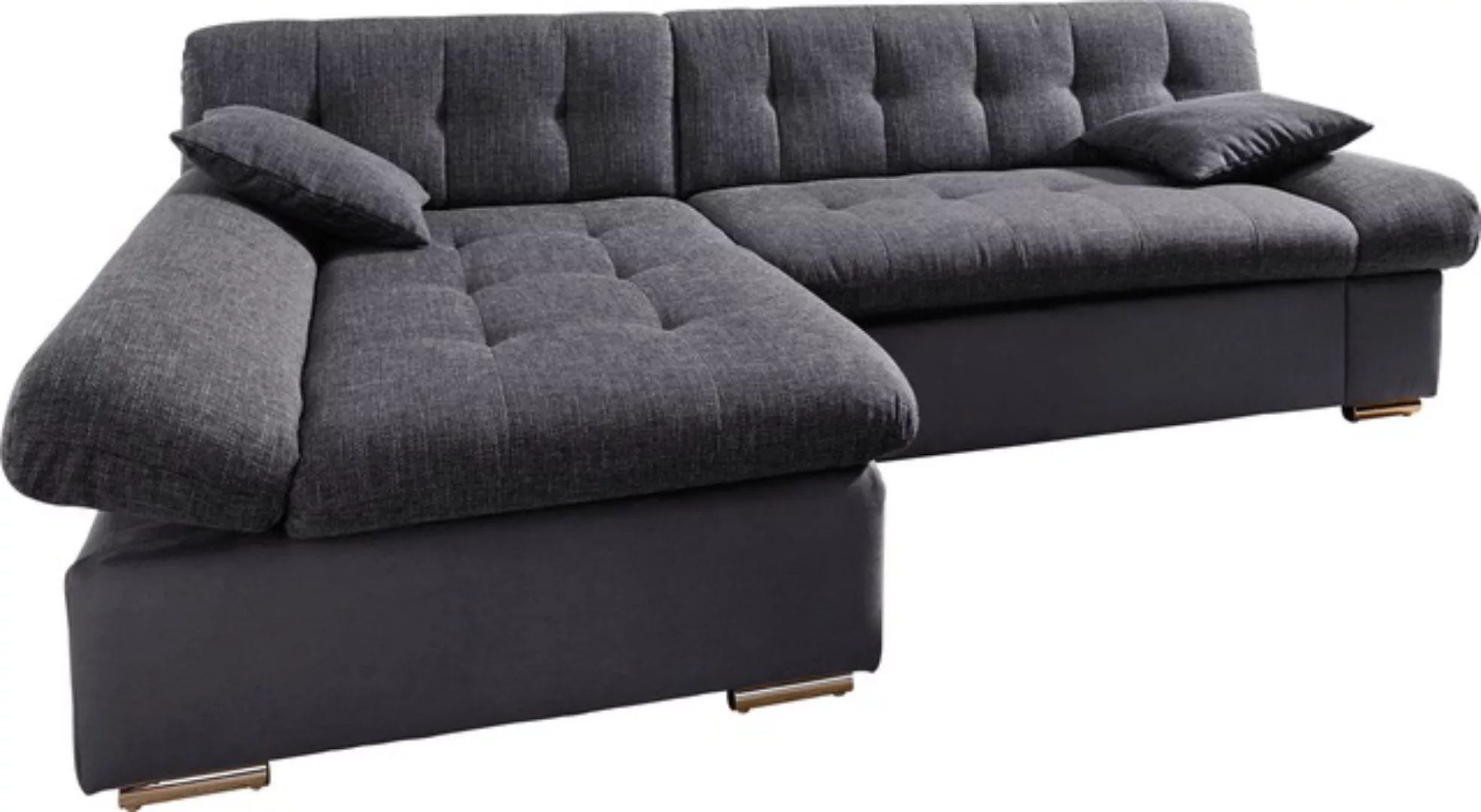 TRENDMANUFAKTUR Ecksofa "Reggae, modern und bequem, aktueller Materialmix, günstig online kaufen