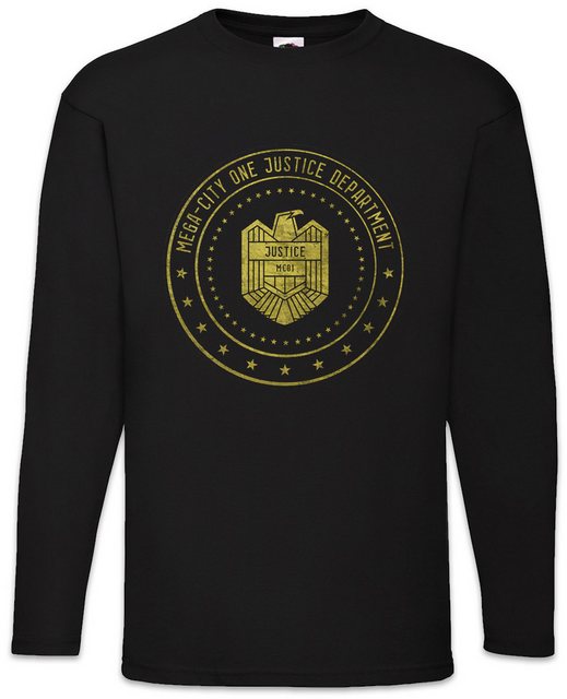 Urban Backwoods Langarmshirt Mega City One Justice Dept Logo II Langarm T-S günstig online kaufen