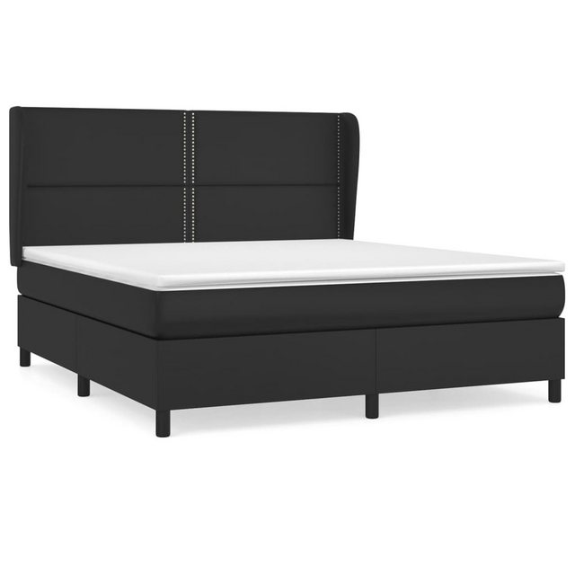 vidaXL Boxspringbett Bett Boxspringbett mit Matratze & Topper Kunstleder ve günstig online kaufen