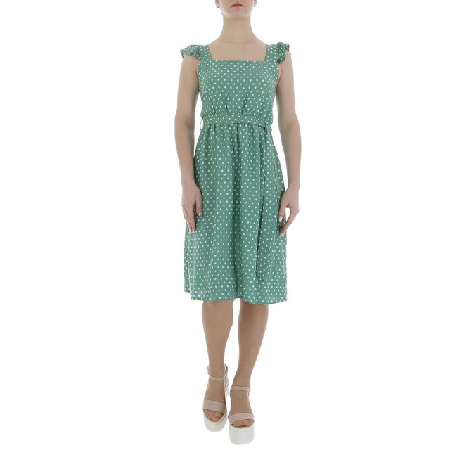 Ital-Design Sommerkleid Damen Freizeit (85941355) Rüschen Gepunktet Sommerk günstig online kaufen