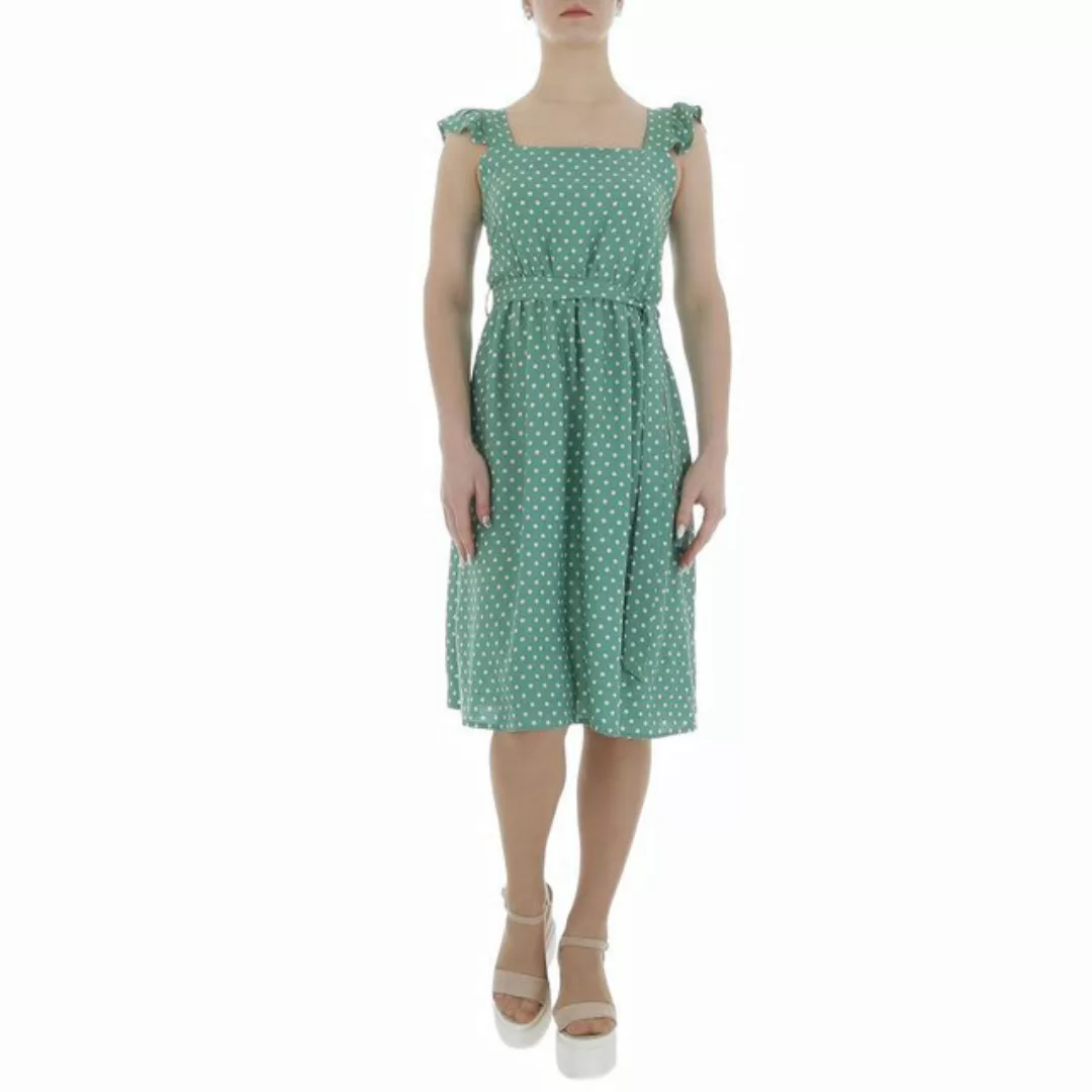 Ital-Design Sommerkleid Damen Freizeit (85941354) Rüschen Gepunktet Sommerk günstig online kaufen