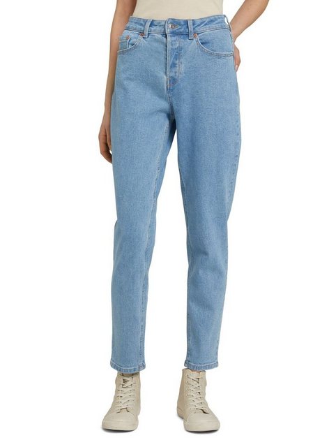 Tom Tailor Denim Damen Jeans MOM - Relaxed Fit - Blau - Clean Light Stone B günstig online kaufen