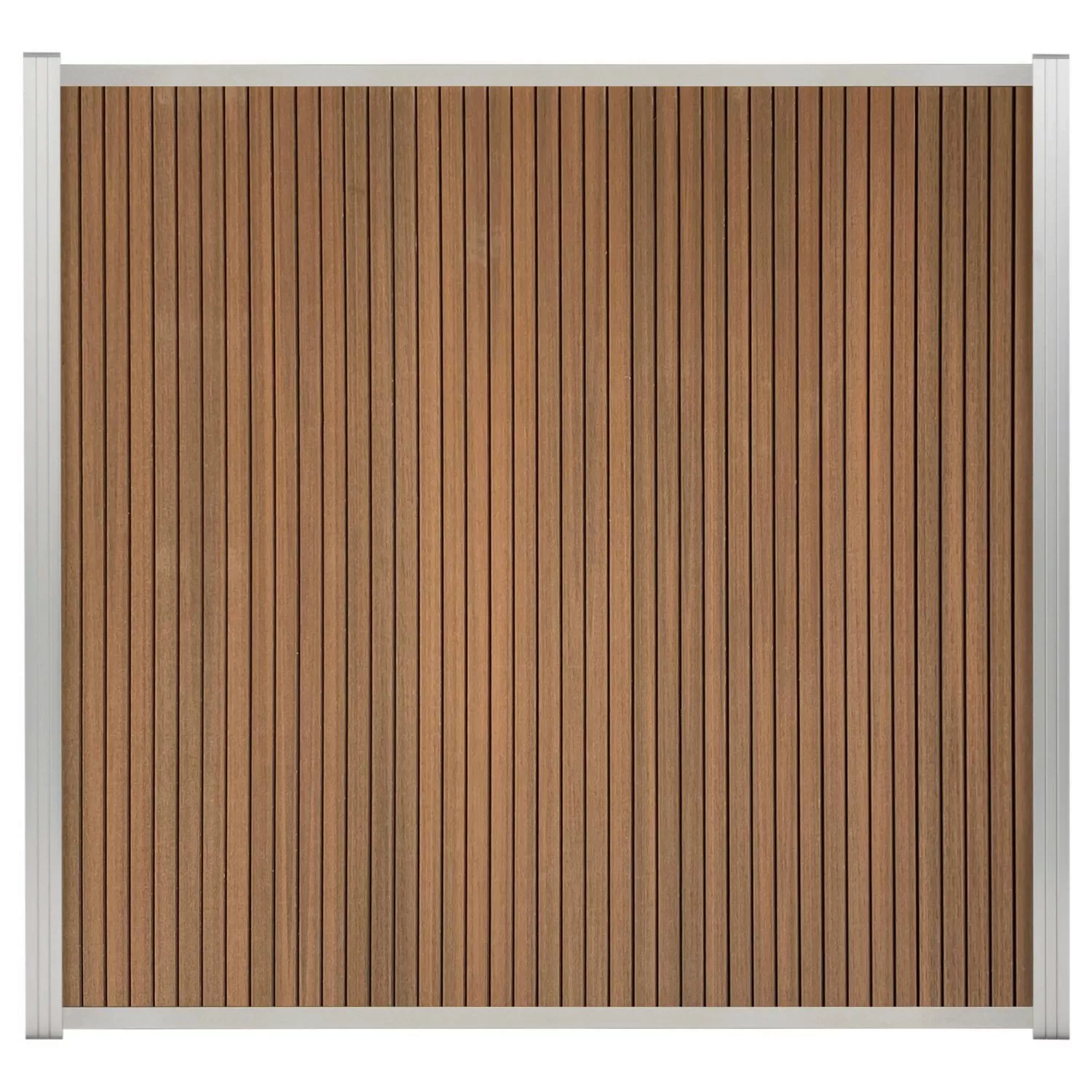 GartenLand WPC Zaun Set Shadowline Vertikal ca. 175 x 180 cm Sichtschutz St günstig online kaufen