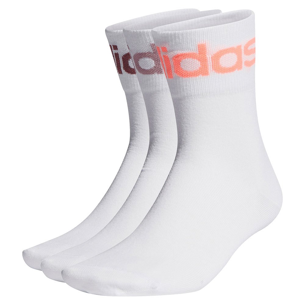 Adidas Originals Fold Cuff Crew Socken EU 37-39 White / Quiet Crimson günstig online kaufen