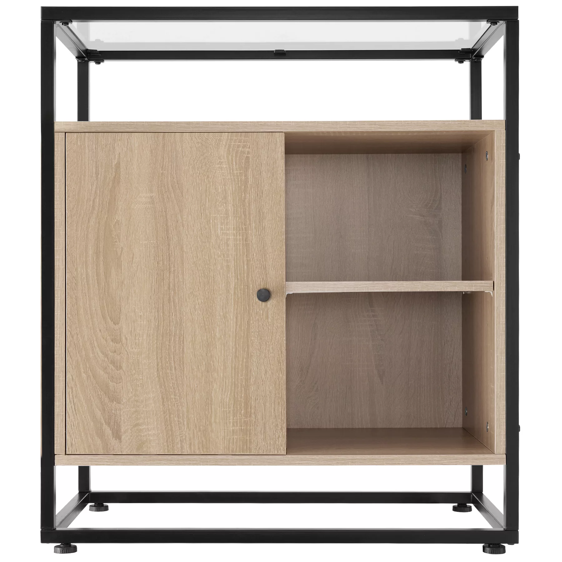 Kommode Conventry 70x38x80,5cm - Industrial Holz hell, Eiche Sonoma günstig online kaufen