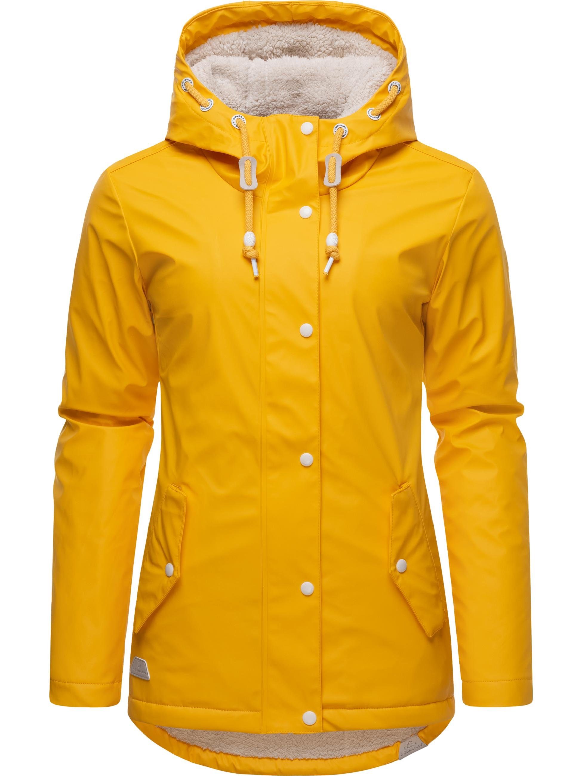 Ragwear Regenjacke "Marge", mit Kapuze, warm gefütterter Damen Winter Regen günstig online kaufen