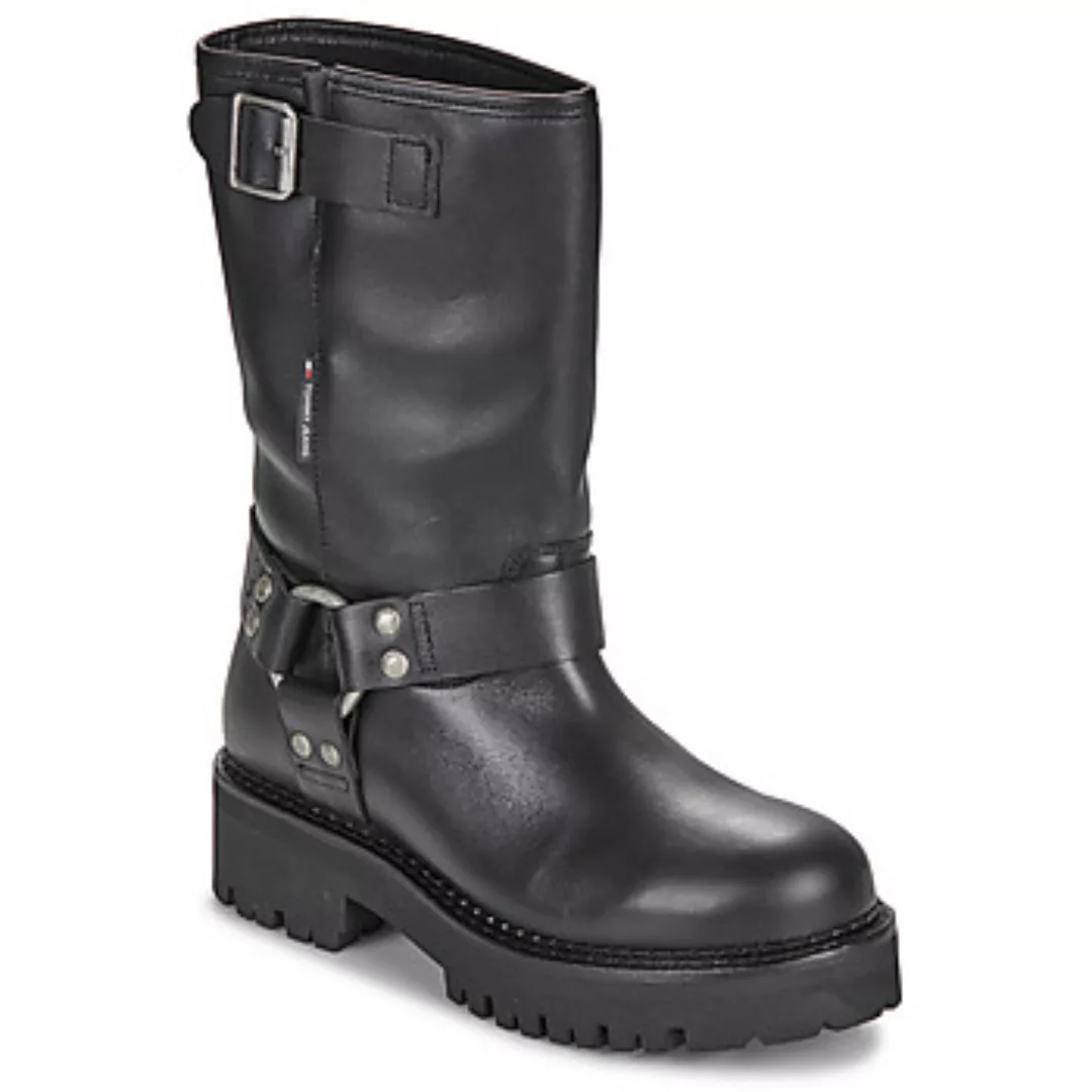 Tommy Jeans  Damenstiefel TJW URBAN BIKER BOOT LEATHER günstig online kaufen