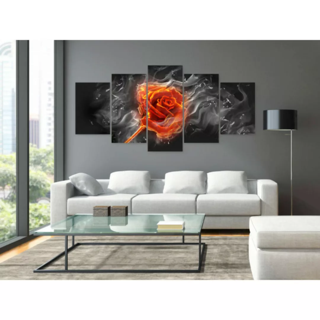 Wandbild Fiery Rose XXL günstig online kaufen