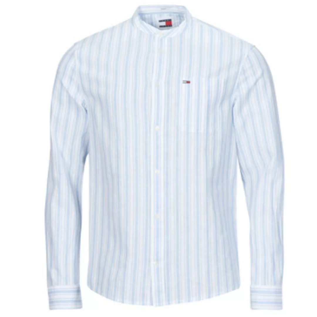 Tommy Jeans  Hemdbluse TJM MAO STRIPE LINEN BLEND SHIRT günstig online kaufen