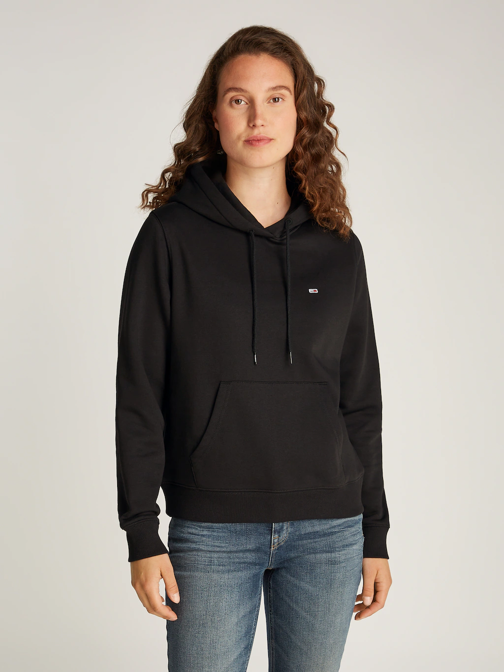 Tommy Jeans Kapuzensweatshirt TJW REG S FLAG HOODIE Kapuze mit Kordelm, Kän günstig online kaufen