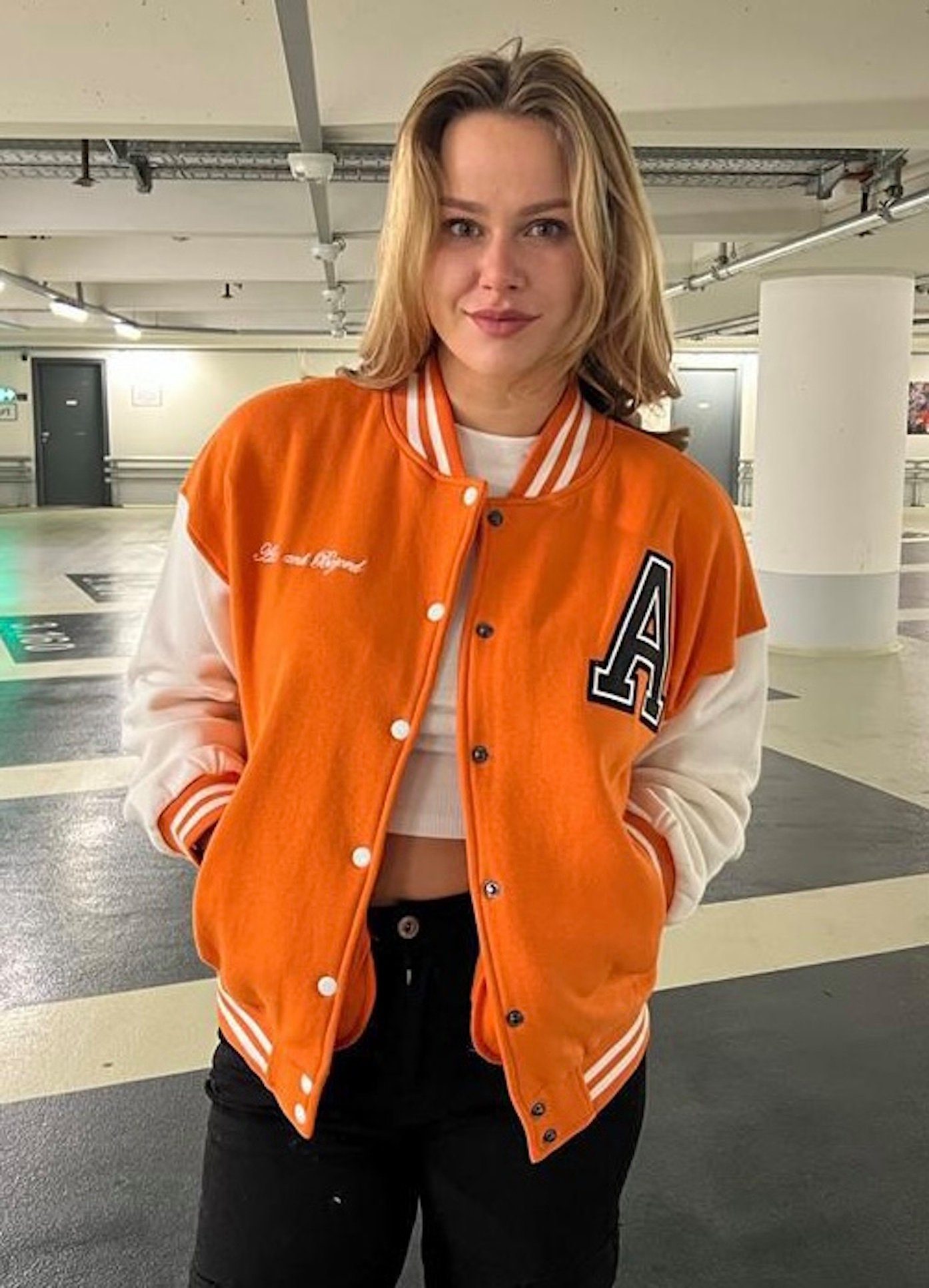 Worldclassca Collegejacke Worldclassca Collegejacke Aufnähern Sweatjacke günstig online kaufen
