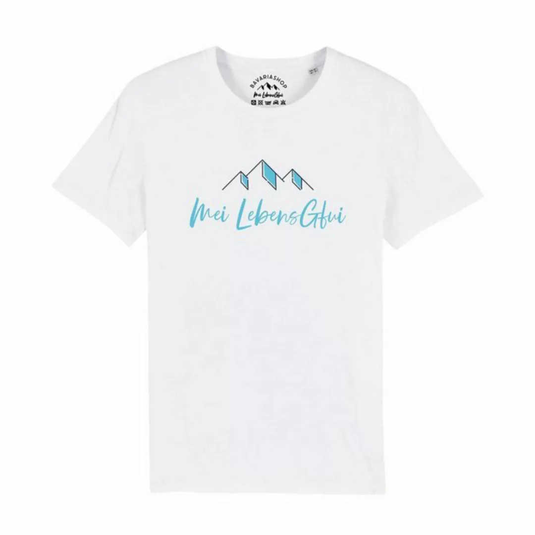 Bavariashop T-Shirt Herren T-Shirt "Mei LebensGfui günstig online kaufen