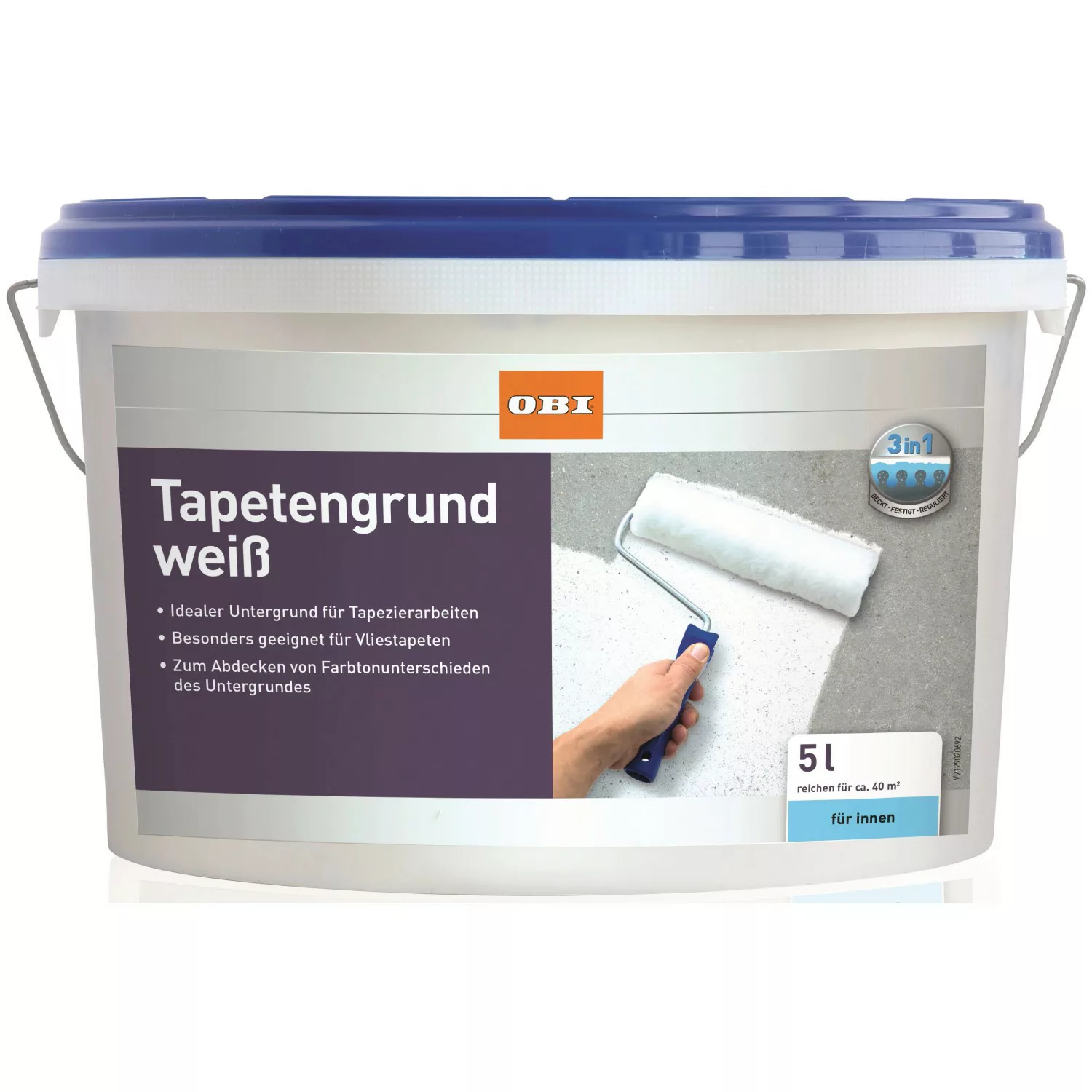 OBI Tapetengrund Weiß matt 5 l günstig online kaufen