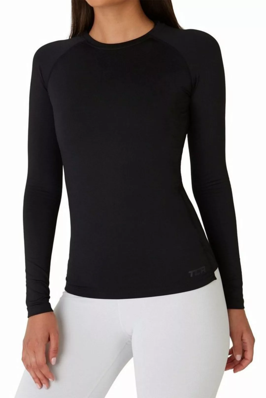 TCA Langarmshirt TCA Damen Thermo-Laufshirt - Schwarz, XXL (1-tlg) günstig online kaufen