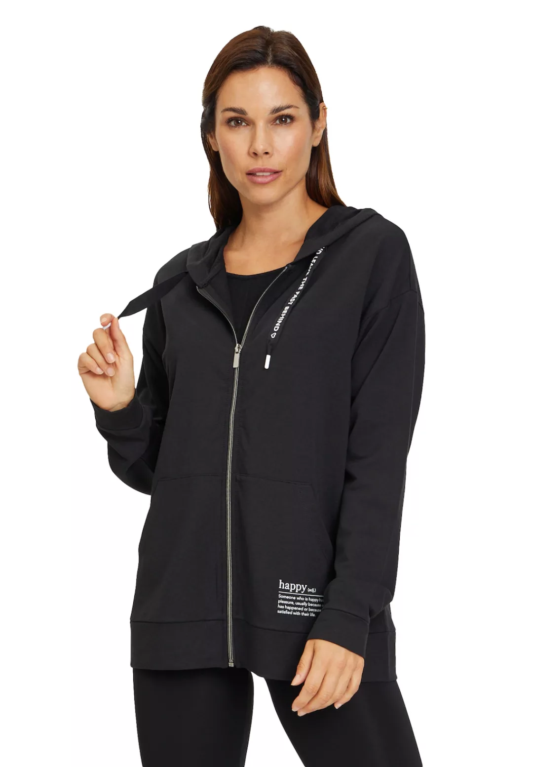 Betty Barclay Sweatjacke "Betty Barclay Sweatjacke mit Kapuze", Druck günstig online kaufen