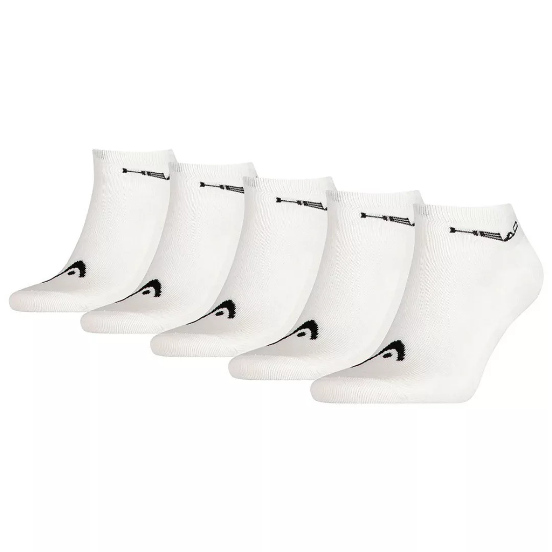 HEAD Unisex Sneaker Socken, 5er Pack - Kurzsocken, einfarbig Grau 39-42 günstig online kaufen