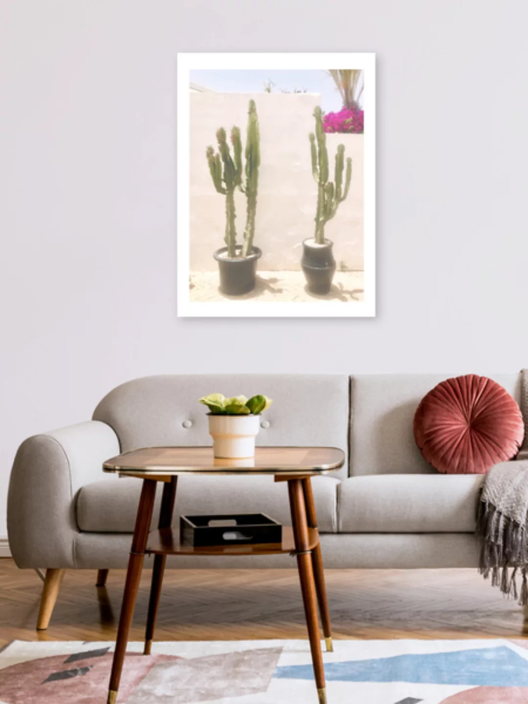 Poster / Leinwandbild - Mantika Cactus günstig online kaufen