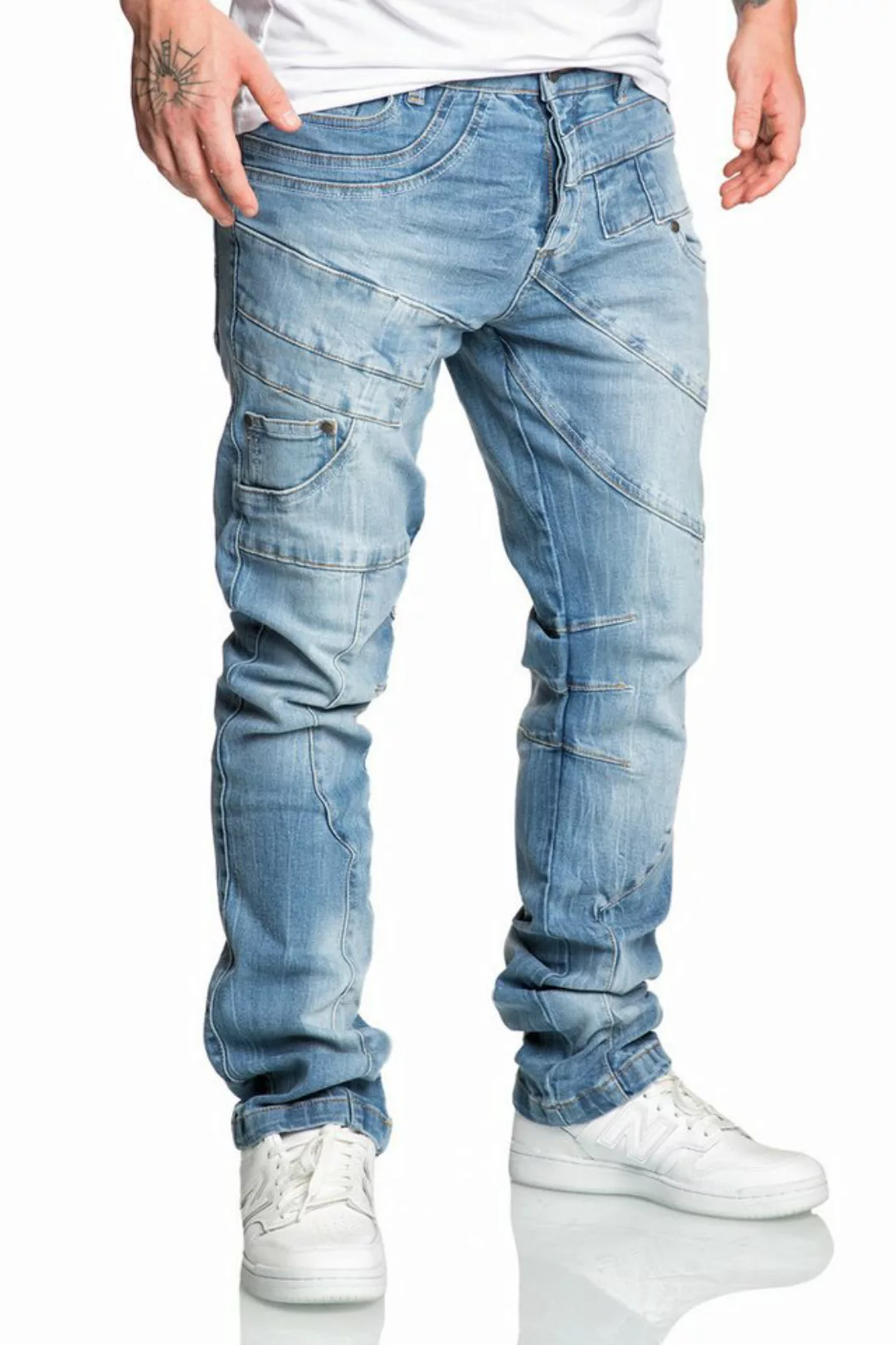 Amaci&Sons Stretch-Jeans KAUAI Regular Slim Jeans Herren Regular Slim Denim günstig online kaufen