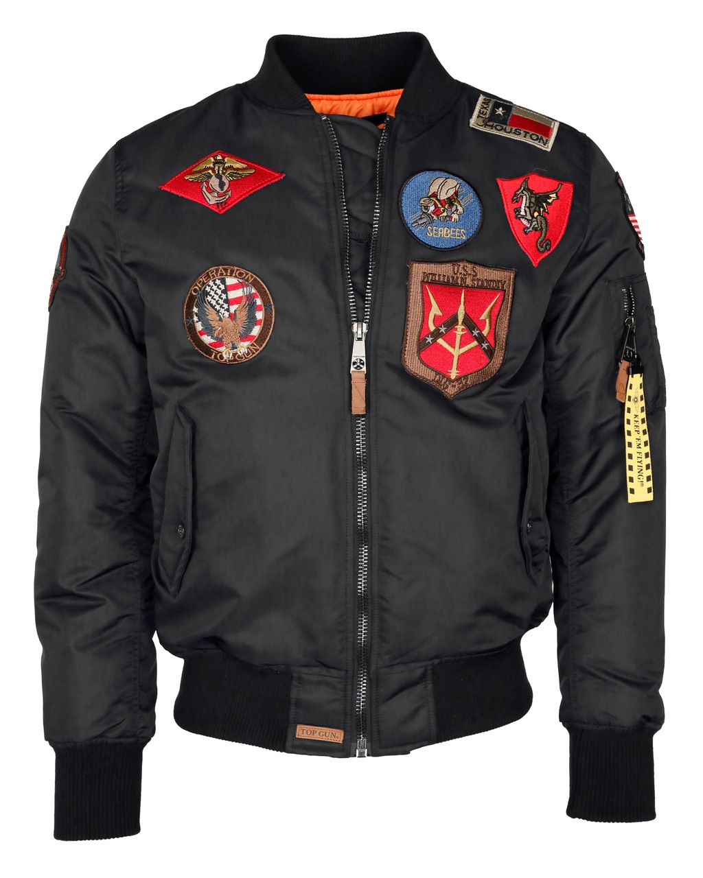 TOP GUN Bomberjacke "im Pilotenstil mit Patches TG20191053" günstig online kaufen