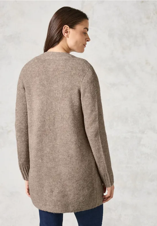 Langer Bouclé Cardigan günstig online kaufen