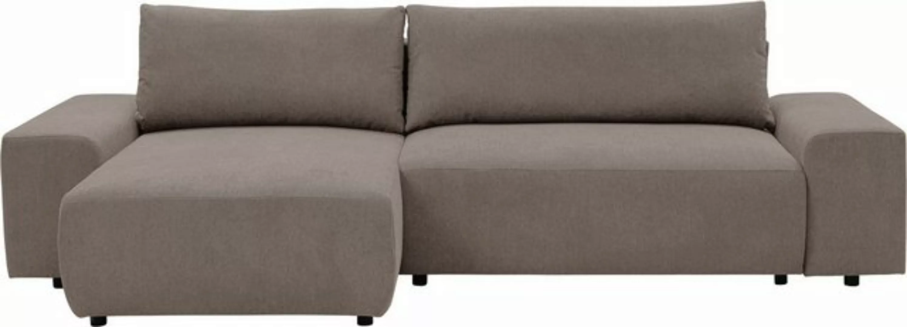 INOSIGN Ecksofa Amsterdam, Design Ecksofa mit hohem Komfort, Schlaffunktion günstig online kaufen