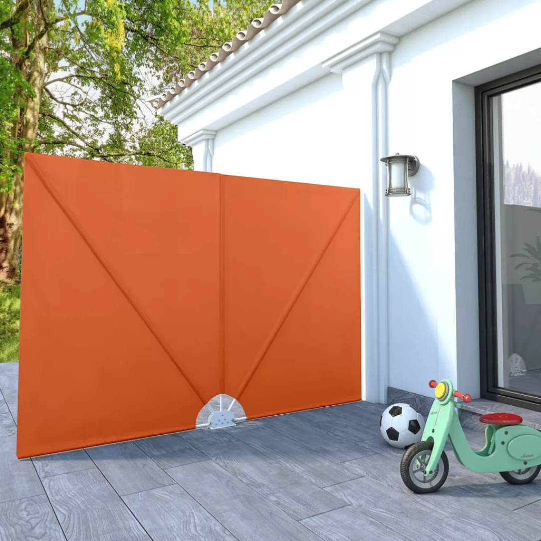 Faltbarer Terrassen-seitenfächer Terracotta-rot 240ã160 Cm günstig online kaufen