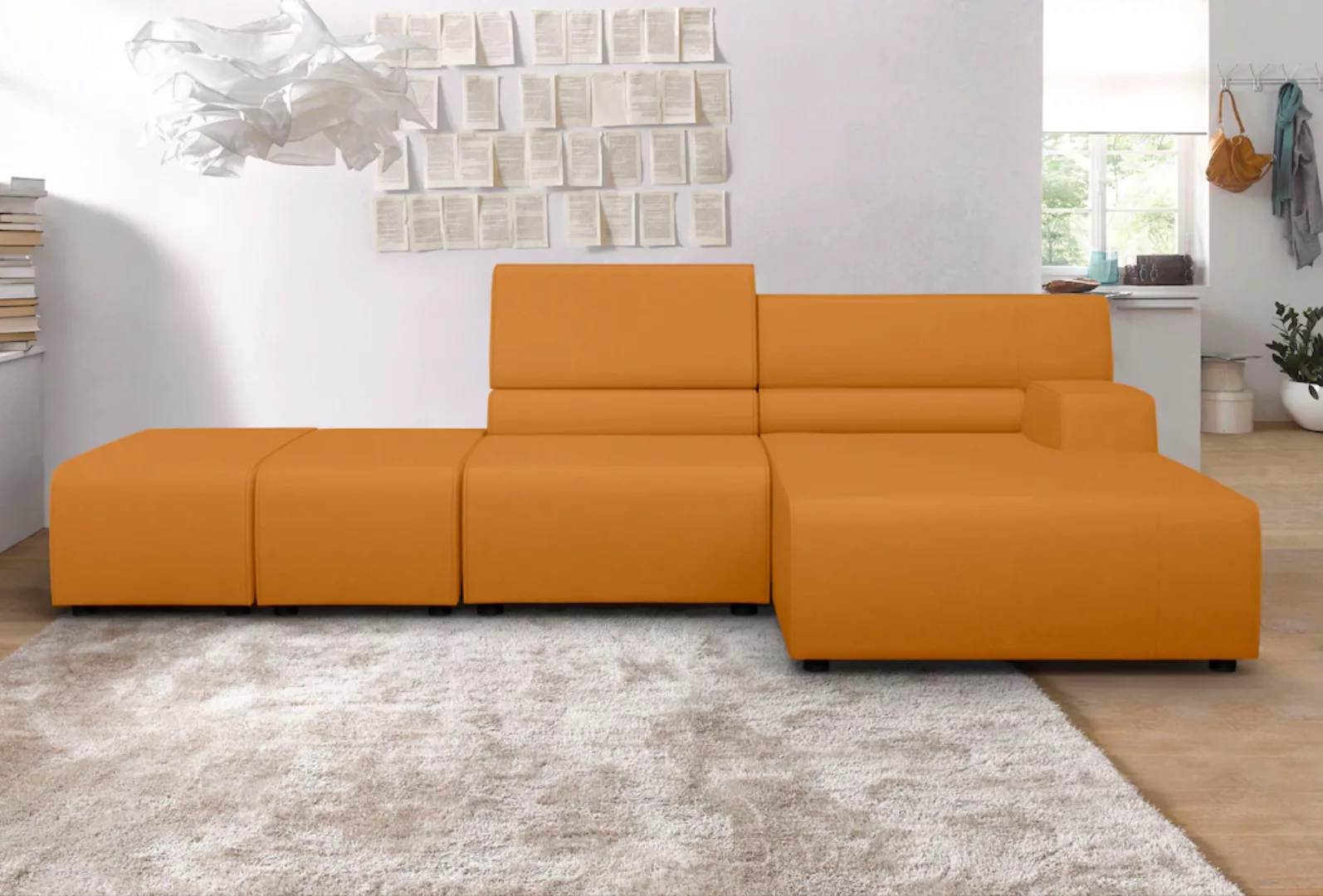 Egoitaliano Ecksofa "Babouche, Designsofa mit außergewöhnlichem Sitzkomfort günstig online kaufen