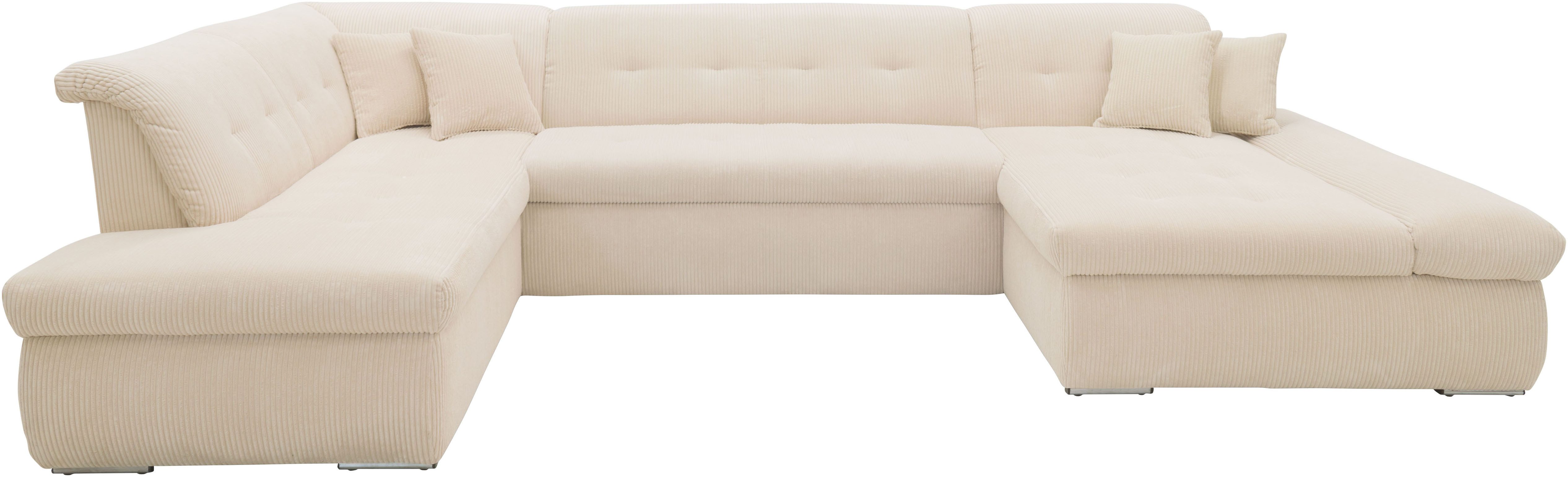 DOMO collection Wohnlandschaft "Moric U-Form auch in Cord", im XXL-Format, günstig online kaufen