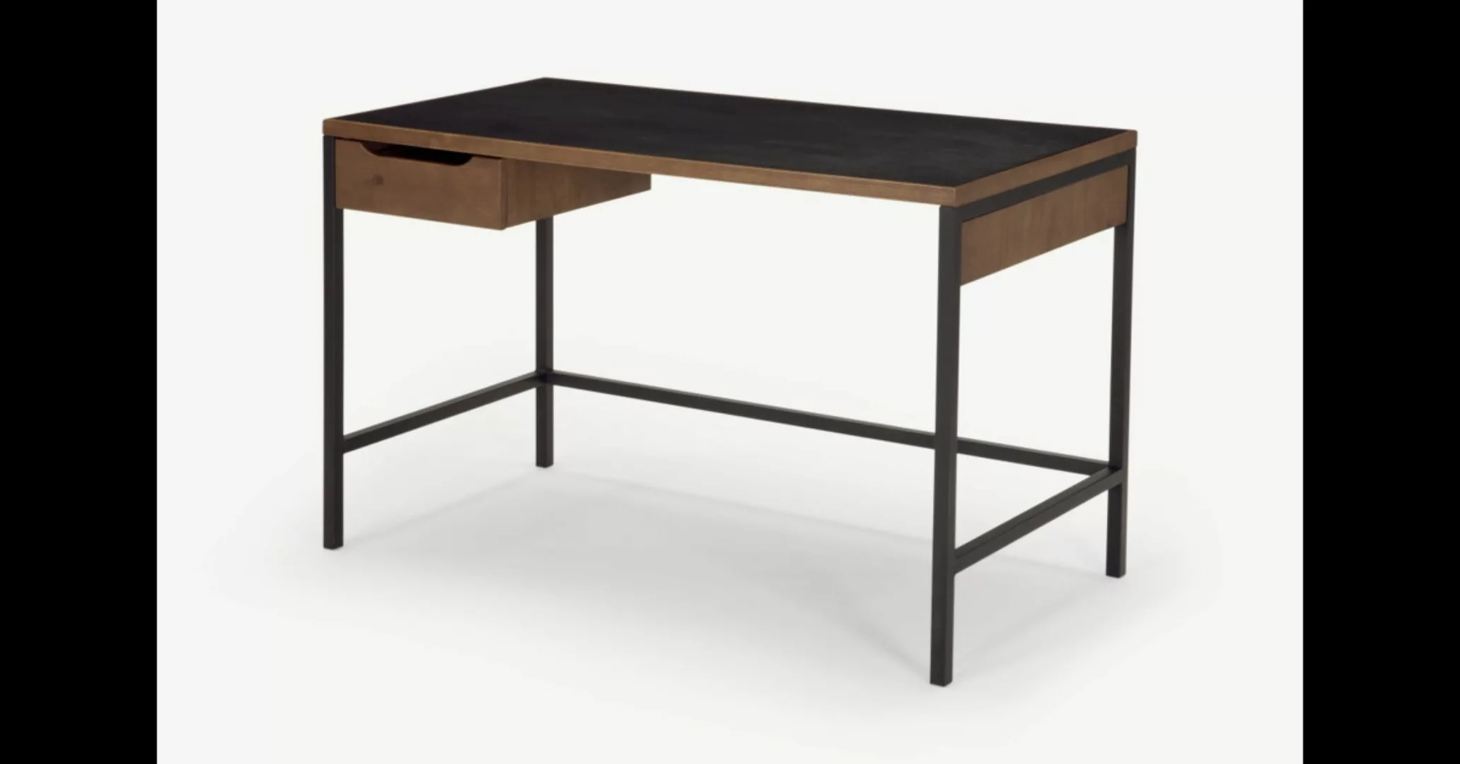 Depot Schreibtisch mit Schubladen, dunkle Pinie - MADE.com günstig online kaufen