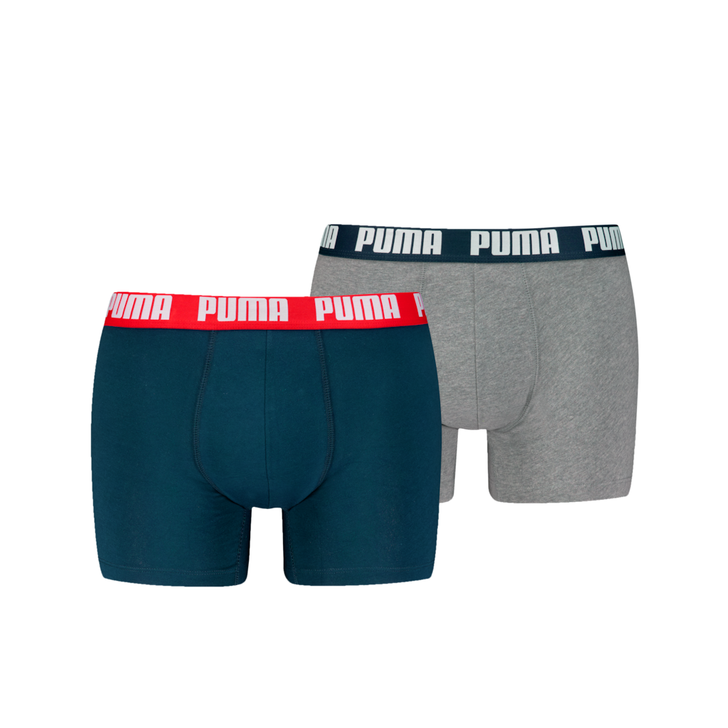 PUMA Boxershorts "PUMA MEN EVERYDAY BASIC BOXERS 2P", (2er Pack), mit Logob günstig online kaufen