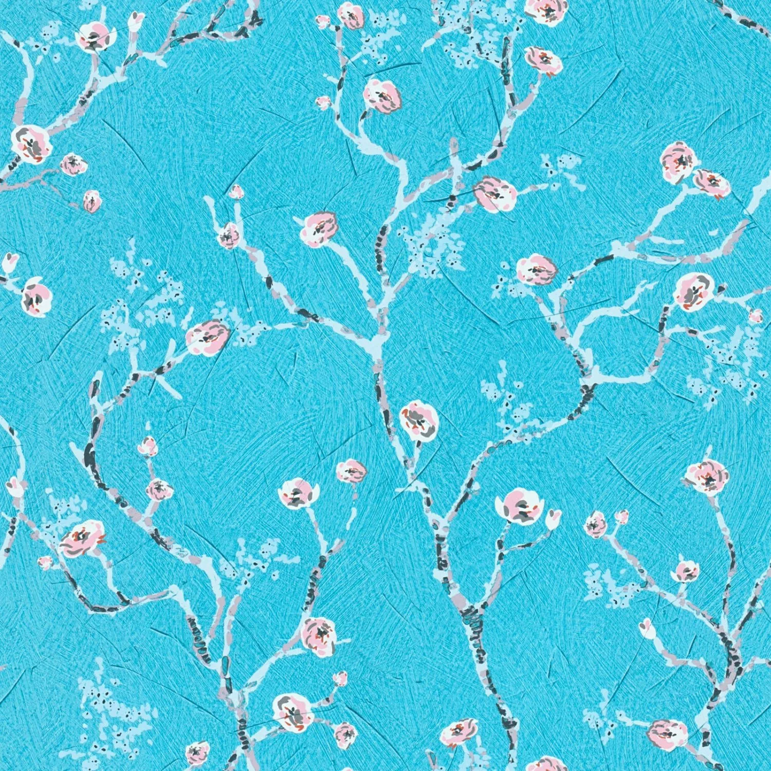 Tadessi Tapete Blumen Lenni M1 No 3583 Vliestapete Blau Rosa Floral Natur günstig online kaufen