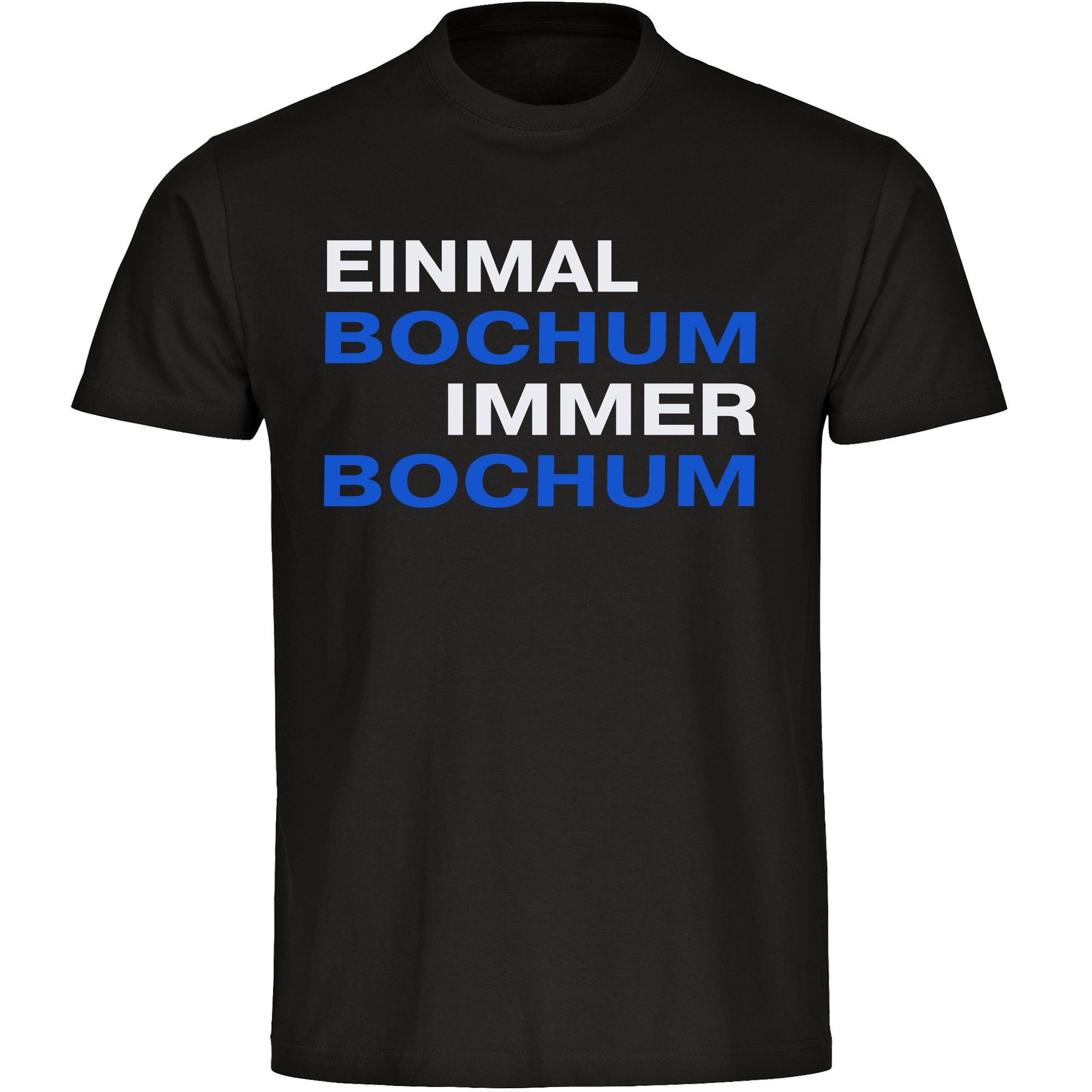 multifanshop T-Shirt Herren Bochum - Einmal günstig online kaufen