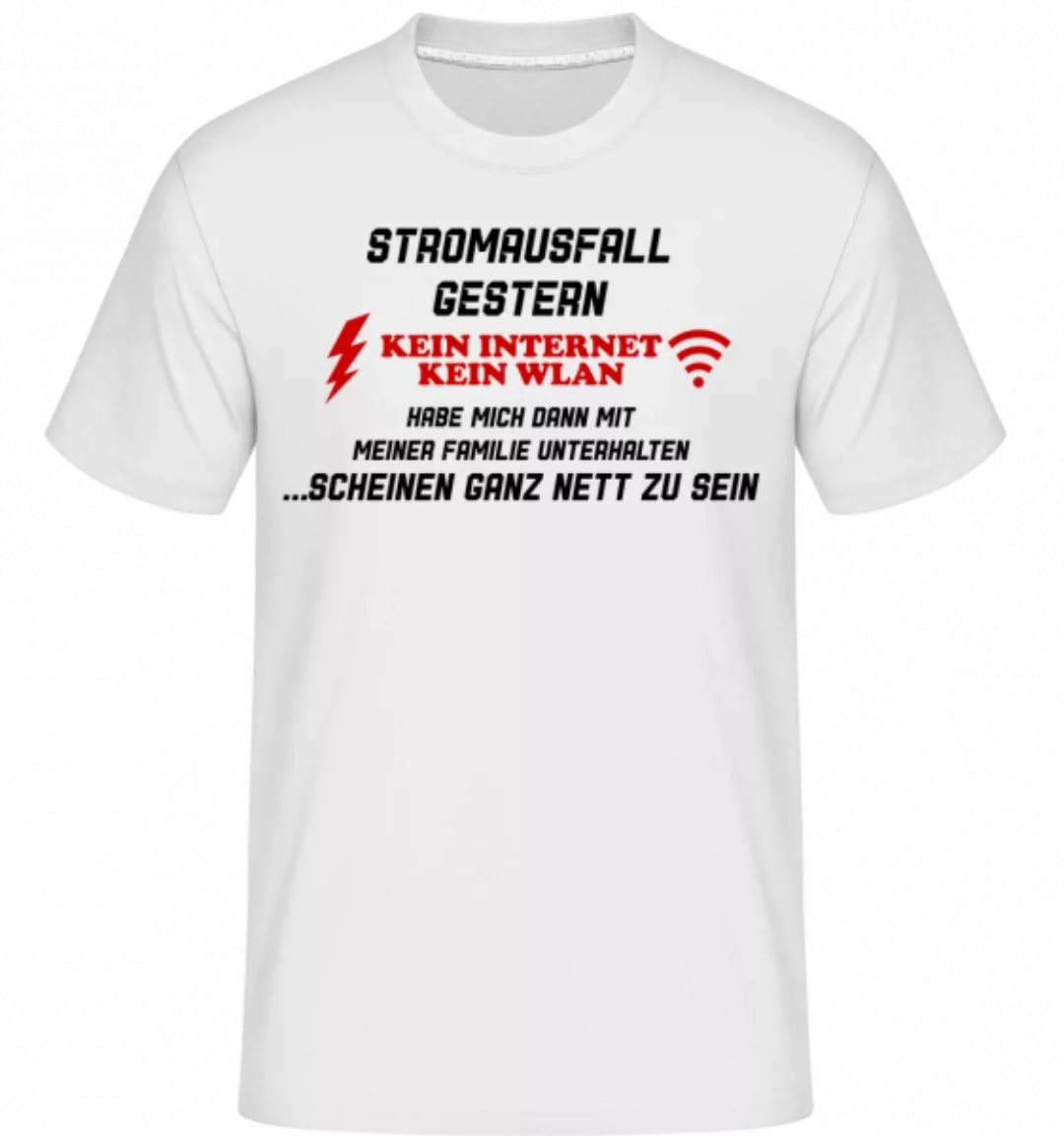 Stromausfall Wlan · Shirtinator Männer T-Shirt günstig online kaufen