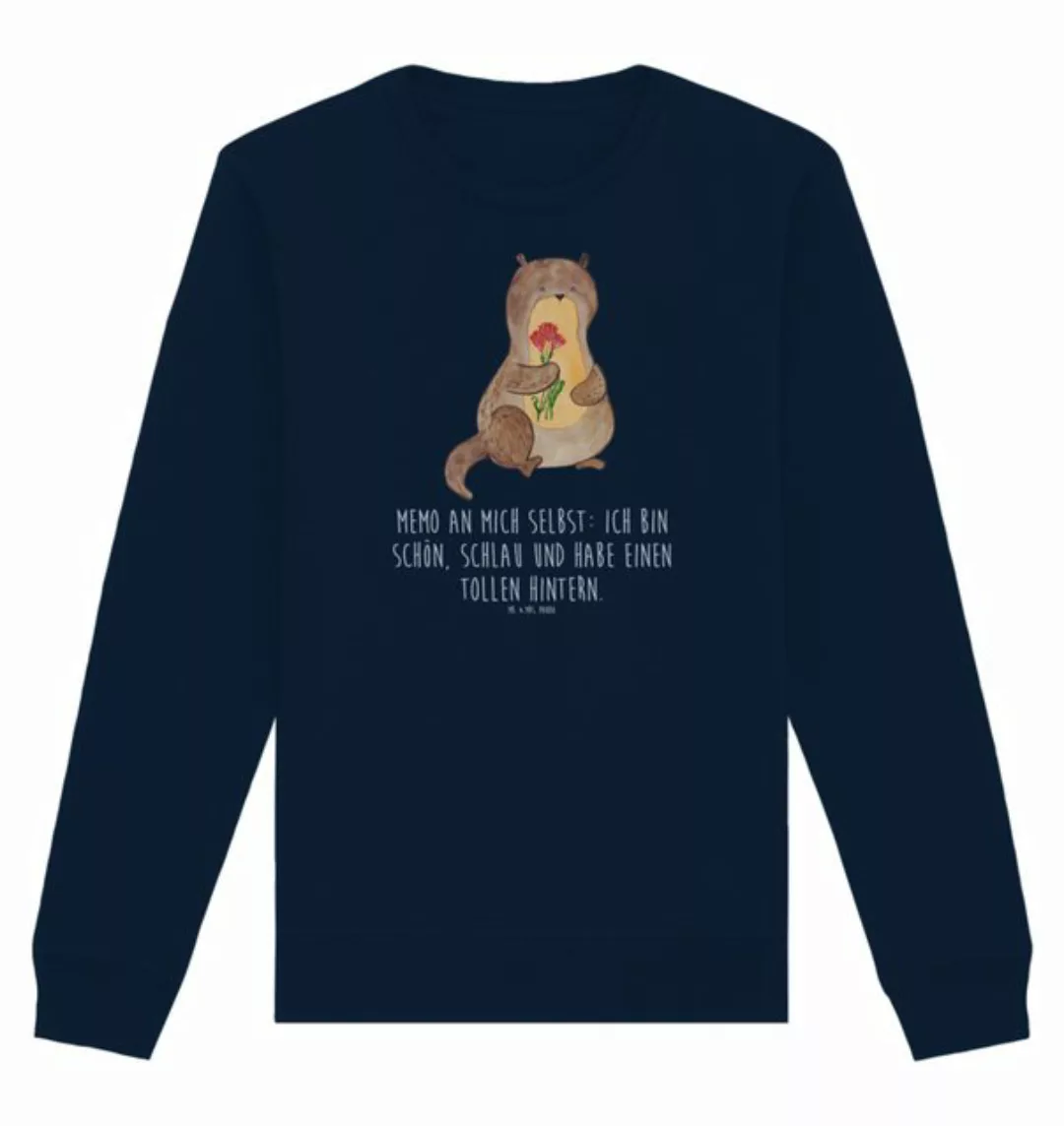 Mr. & Mrs. Panda Longpullover Otter Blumenstrauß Größe S - French Navy - Ge günstig online kaufen