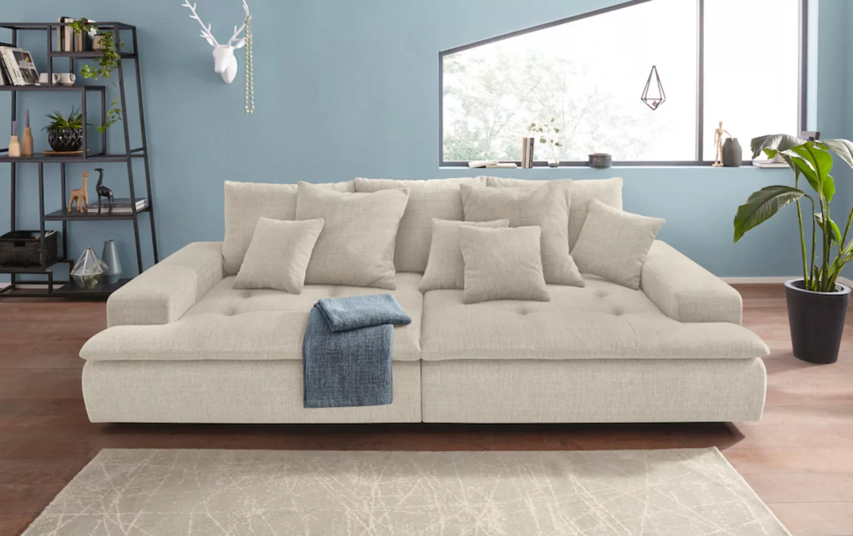 Mr. Couch Big-Sofa "Haiti", wahlweise mit Kaltschaum (140kg Belastung/Sitz) günstig online kaufen