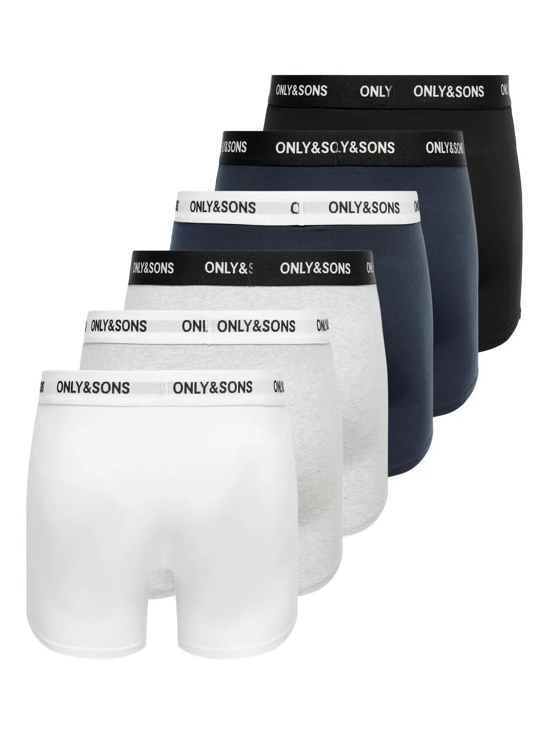 ONLY & SONS Trunk "ONSFITZ SOLID BLACK TRUNK 7-PACK NOOS", (Packung, 7 St.) günstig online kaufen