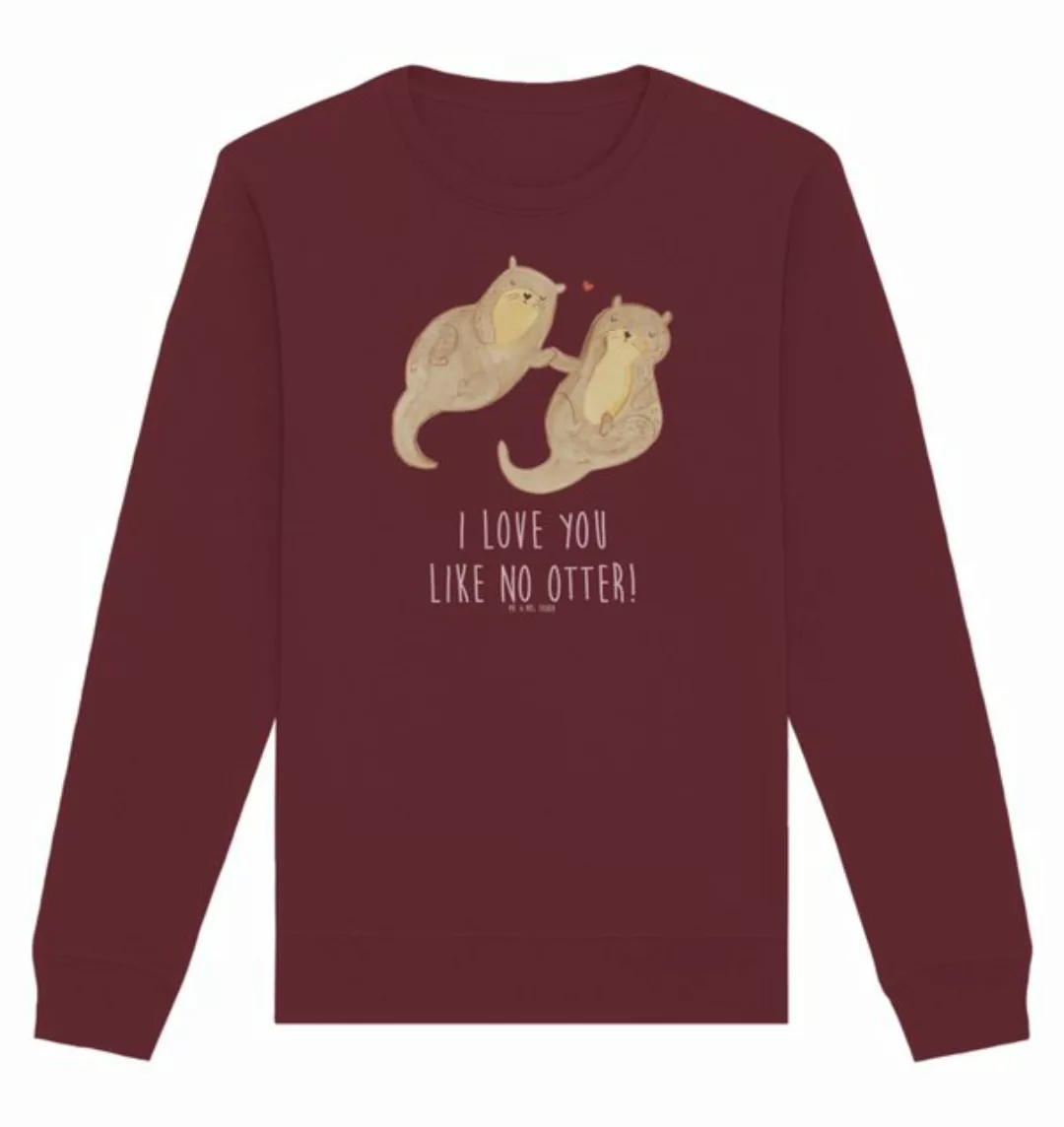 Mr. & Mrs. Panda Longpullover Otter Hände halten Größe M - Burgundy - Gesch günstig online kaufen