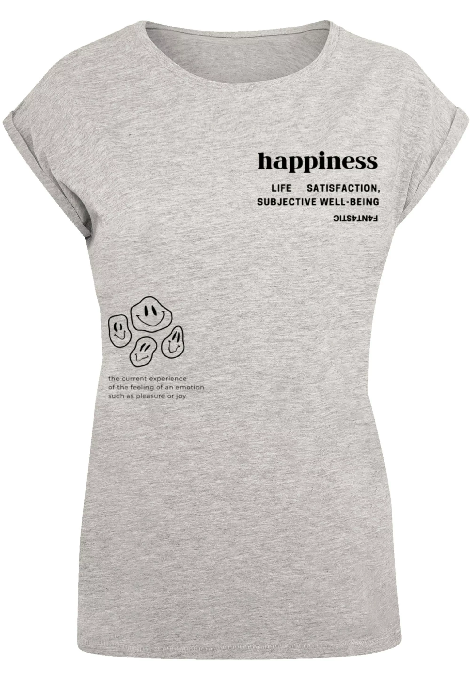 F4NT4STIC T-Shirt "PLUS SIZE happiness" günstig online kaufen