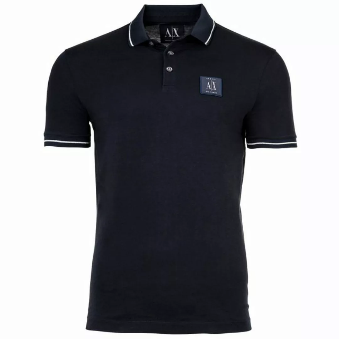 ARMANI EXCHANGE Poloshirt Herren Poloshirt - T-Shirt, einfarbig, Baumwolle günstig online kaufen