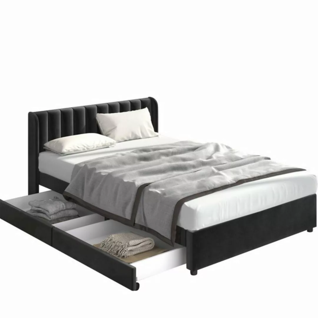 OKWISH Polsterbett Kinderbett, Jugendbett, Multifunktionales Bett (140 x 20 günstig online kaufen