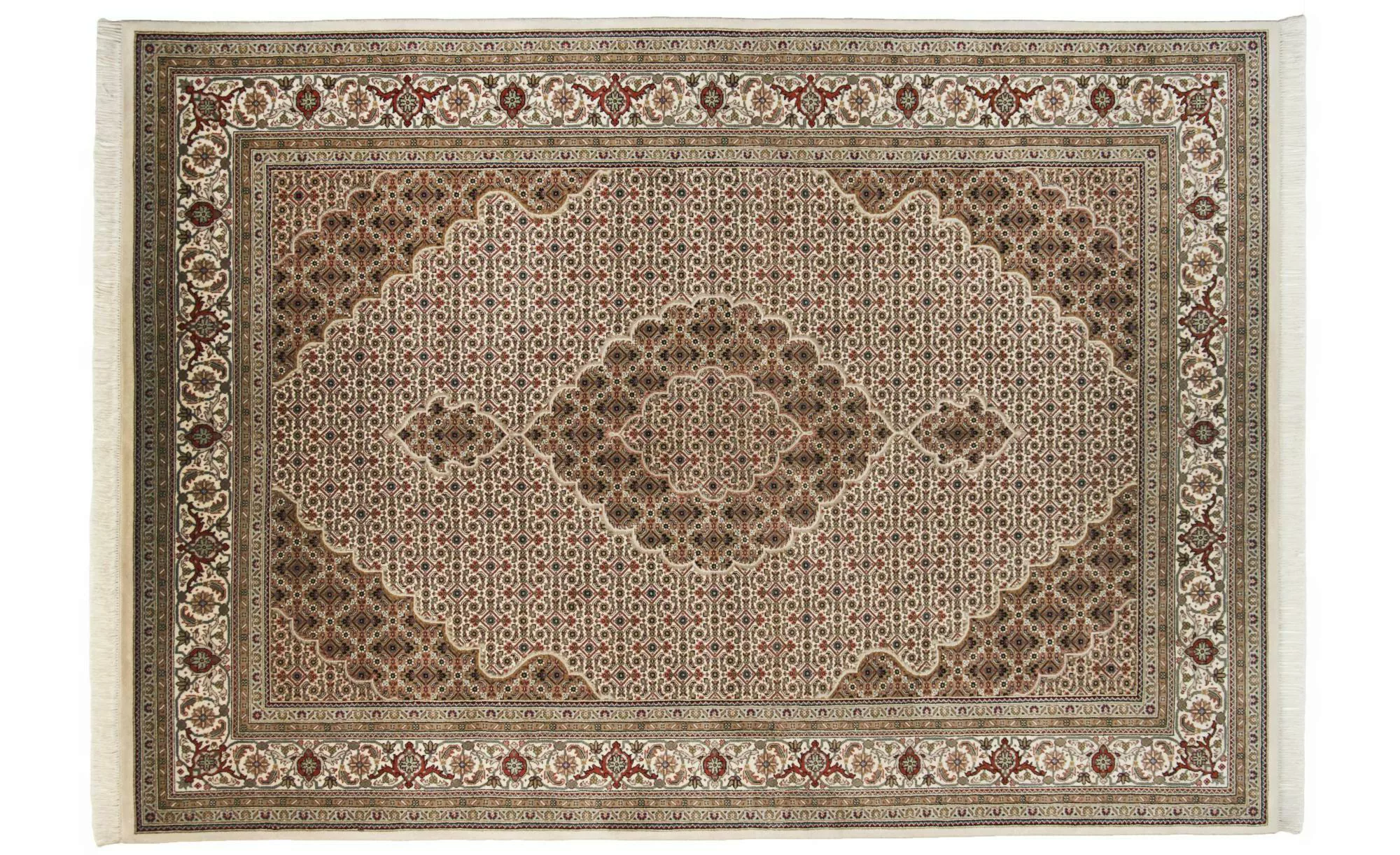 THEKO Orientteppich »Mahi Tabriz«, rechteckig, handgeknüpft, Material: 80%W günstig online kaufen