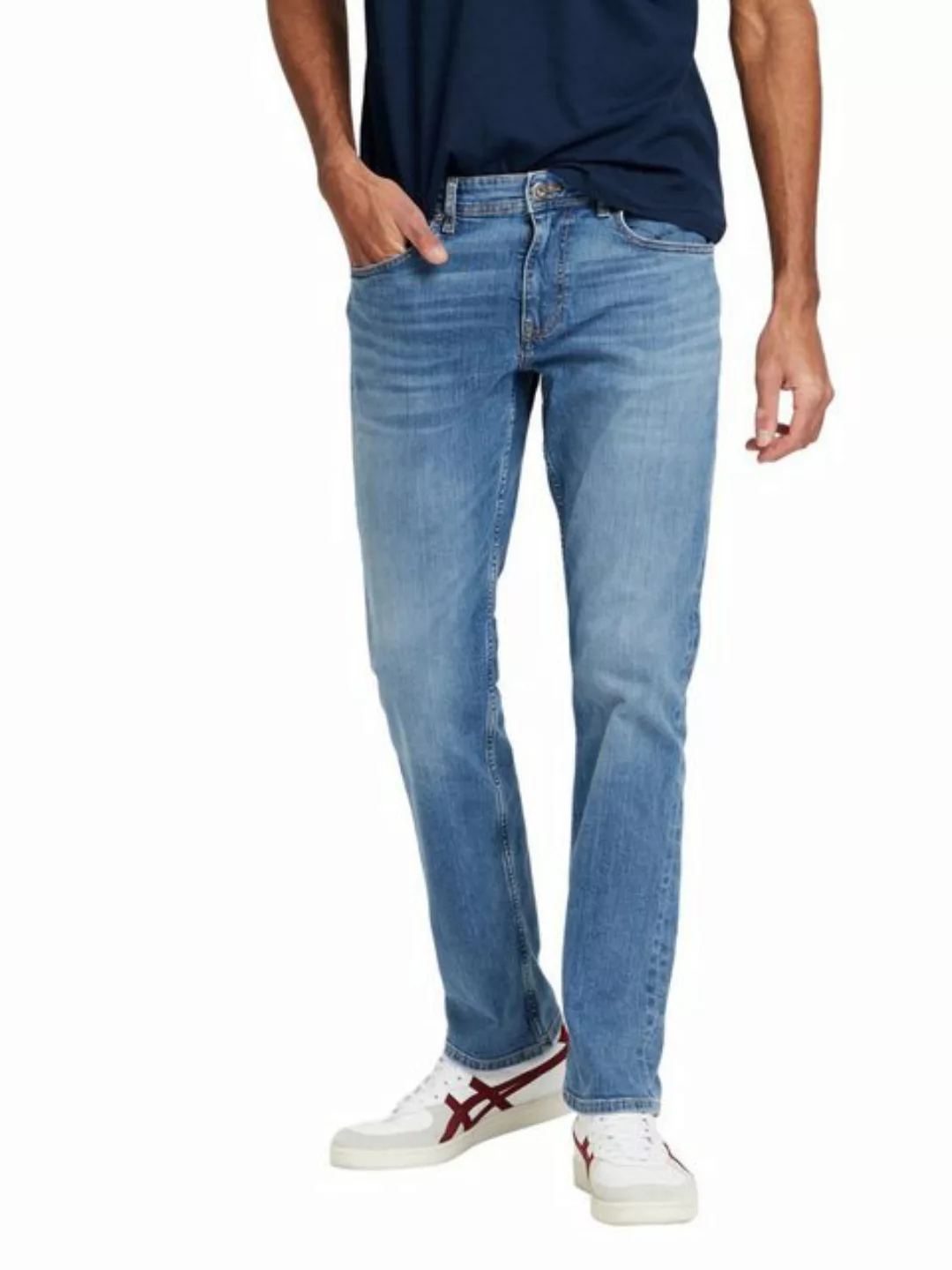 Cross Jeans Herren Jeans DYLAN - Regular Fit - Grau - Light Grey Used günstig online kaufen