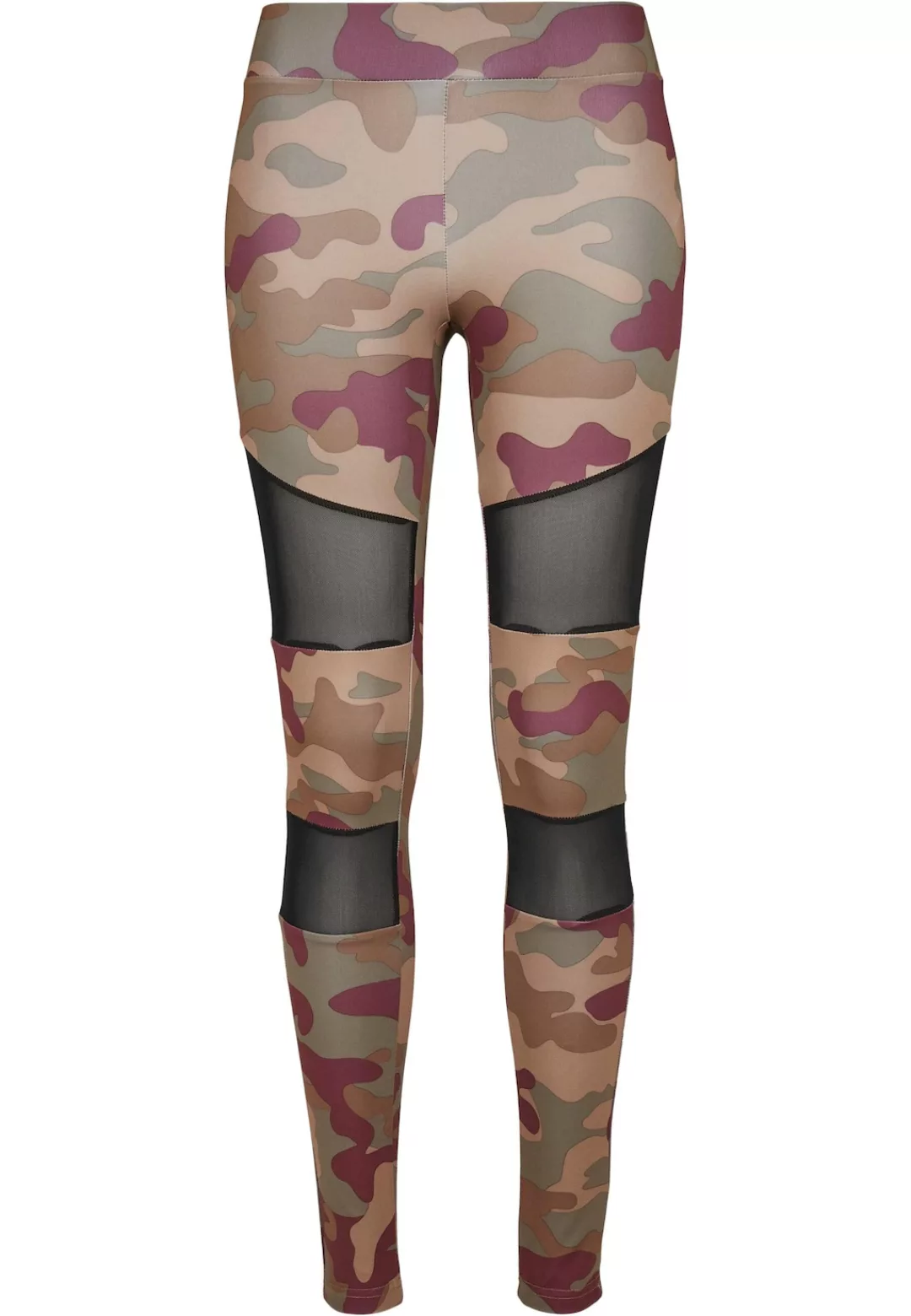 URBAN CLASSICS Leggings "Urban Classics Damen Ladies Camo Tech Mesh Legging günstig online kaufen